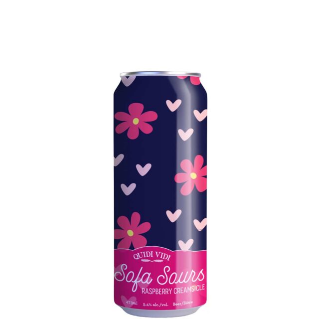 Quidi Vidi Sofa Sours Raspberry Creamsicle 473ml