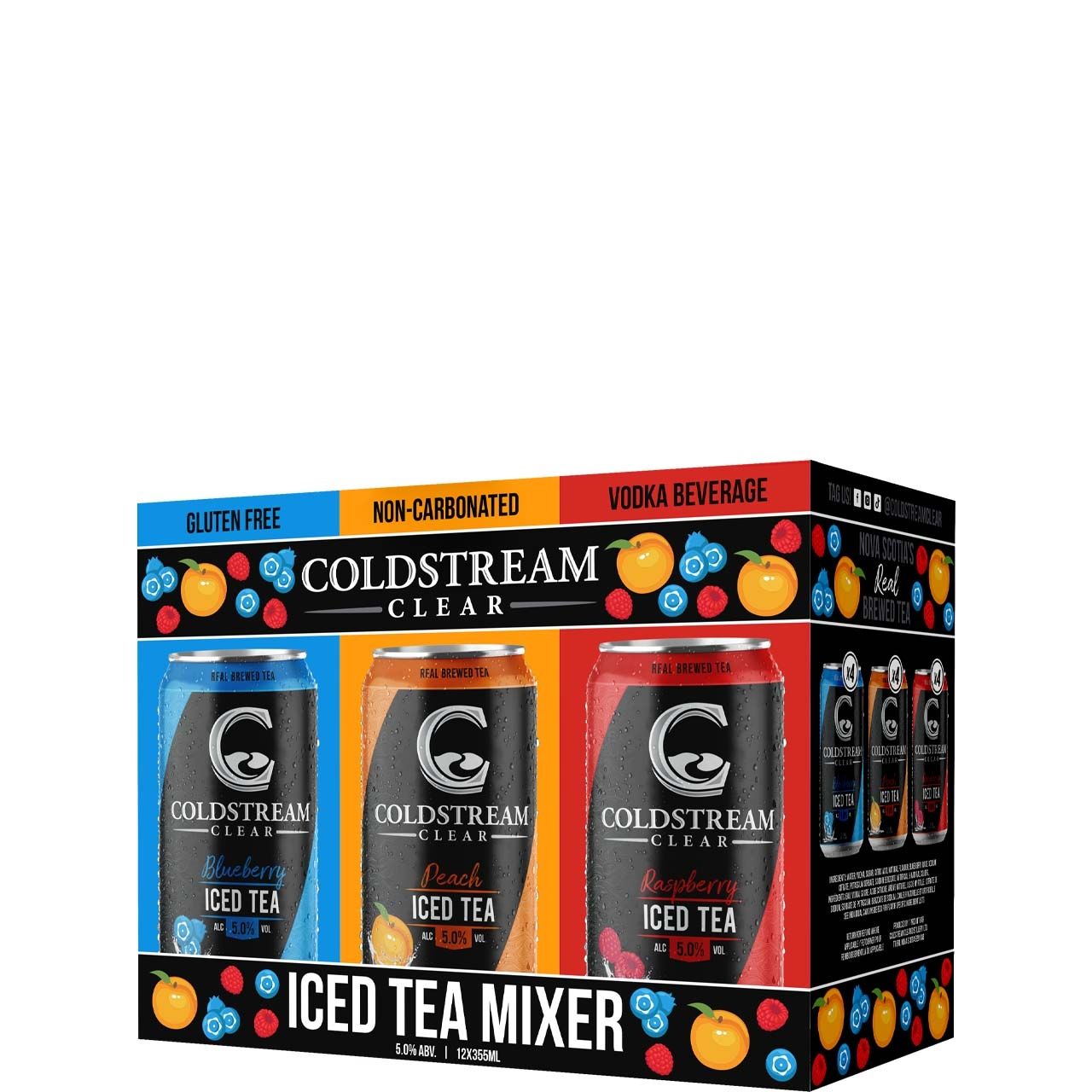 Coldstream Clear Iced Tea Mixer 12 Pack Cans