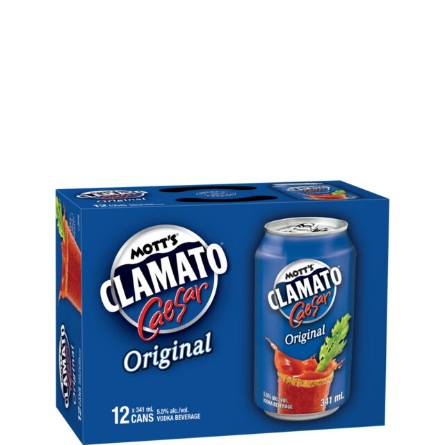 Mott's Clamato Original Caesar 12 Pack Cans