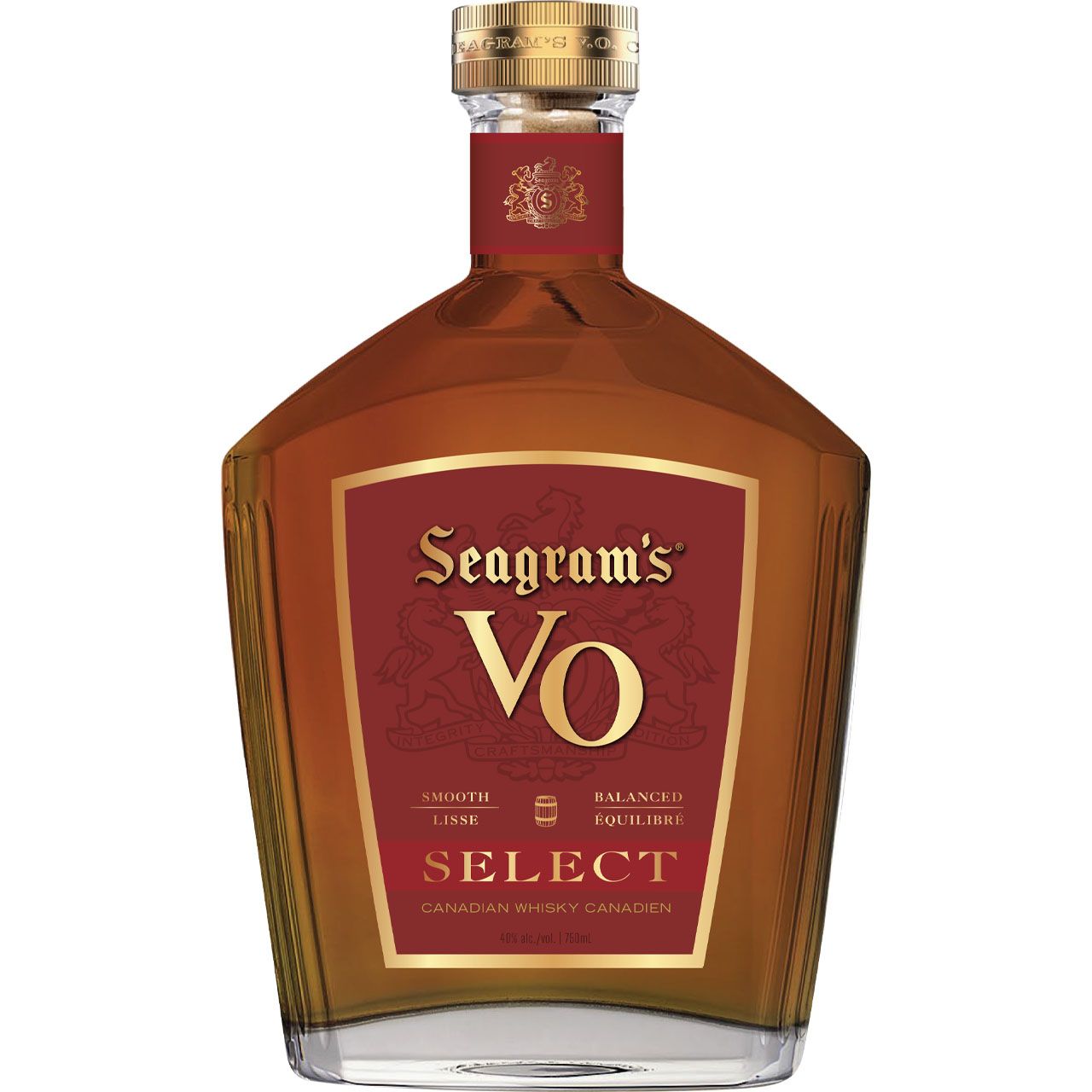 Seagrams VO Select Whisky Newfoundland Labrador Liquor Corporation