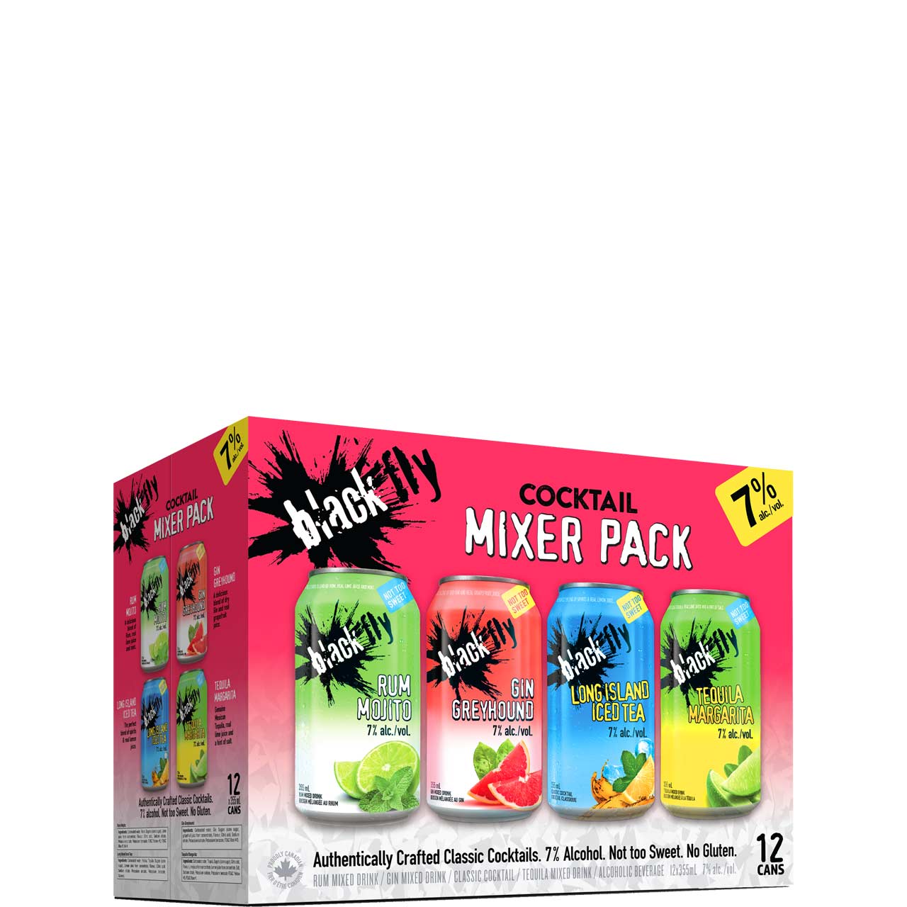 Black Fly Cocktail Mixer 12 Pack Cans