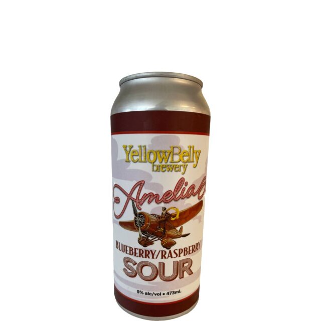 YellowBelly Amelia Raspberry Blueberry Sour 473ml