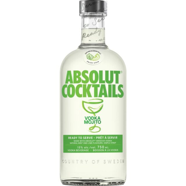 Absolut Cocktails Vodka Mojito
