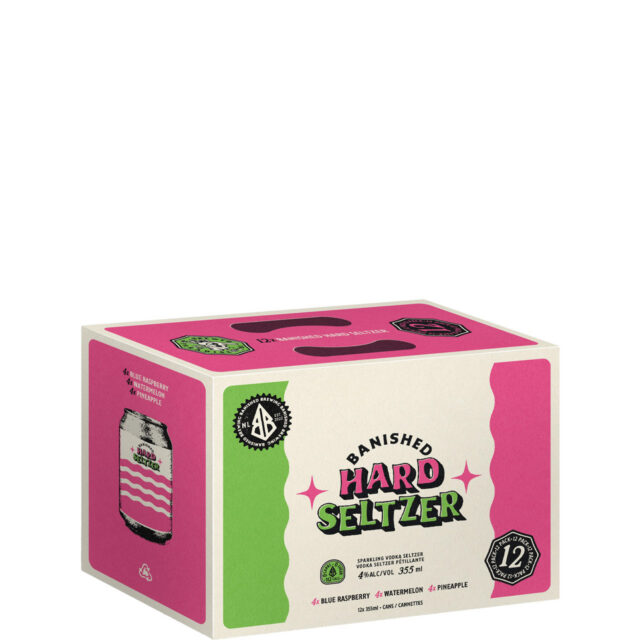 Banished Brewing Hard Seltzer Mixed 12 Pack Cans