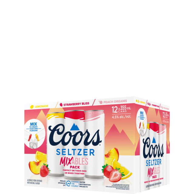 Coors Seltzer Mixables Variety 12 Pack Cans
