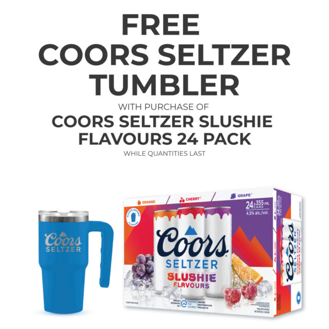 Coors Seltzer Slushie Variety 24 Pack Cans