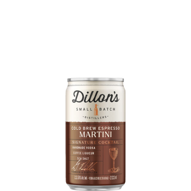 Dillon's Cold Brew Espresso Martini 222ml Can