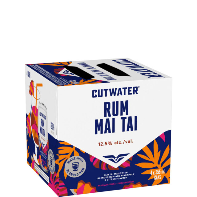 Cutwater Rum Mai Tai 4 Pack Cans