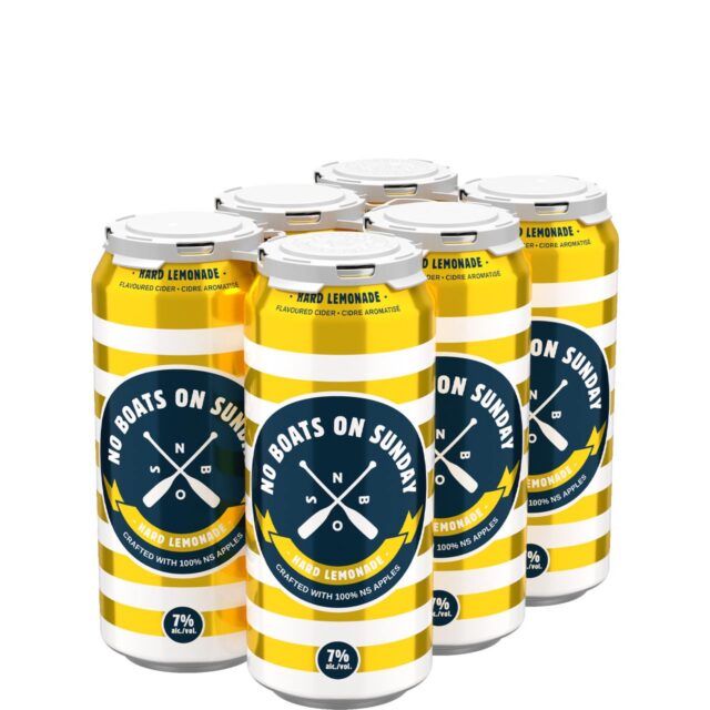 No Boats on Sunday Hard Lemonade Cider 6 Pack Cans