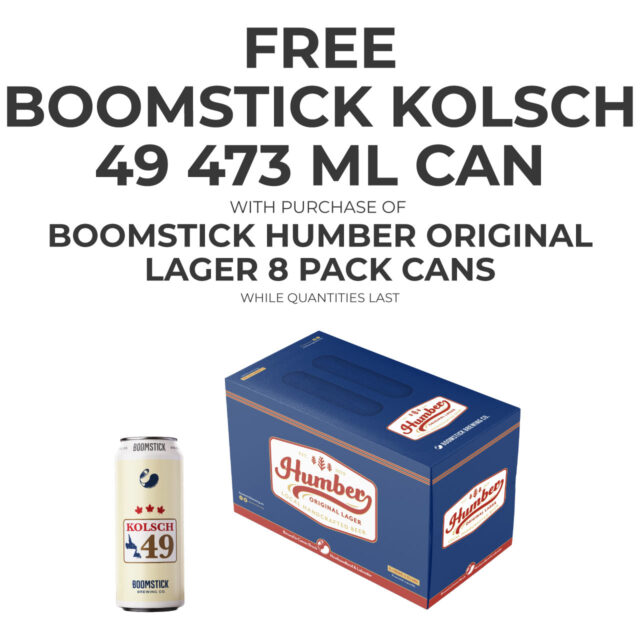 Boomstick Humber Lager 8 Pack Cans