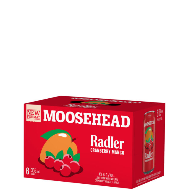 Moosehead Cranberry Mango Radler 6 Pack Cans