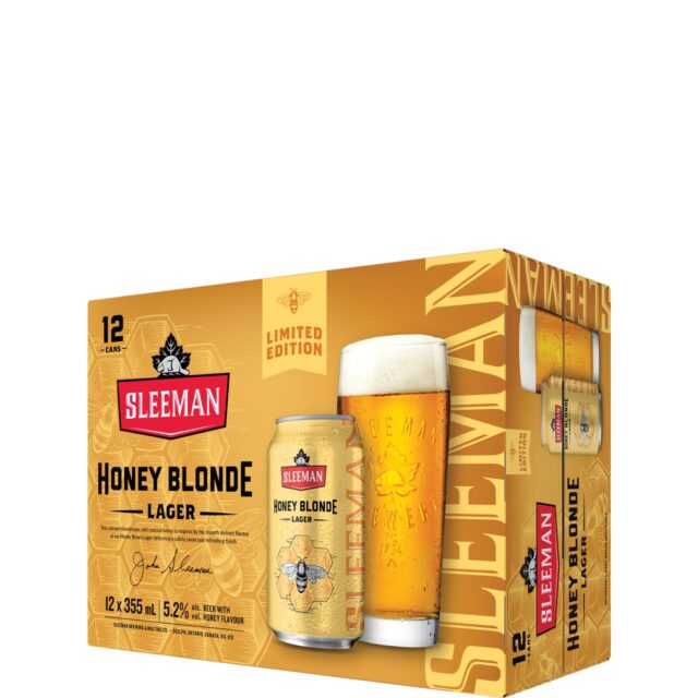Sleeman Honey Blonde Lager 12 Pack Cans