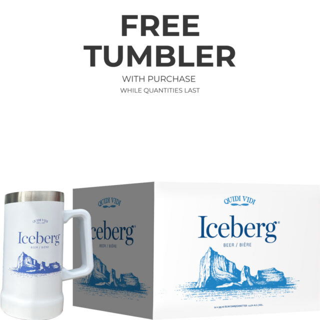 Quidi Vidi Iceberg Beer Slim 12 Pack Cans