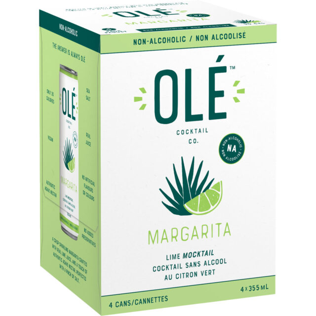 Ole Margarita Mocktail Non-Alc 4 Pack Cans