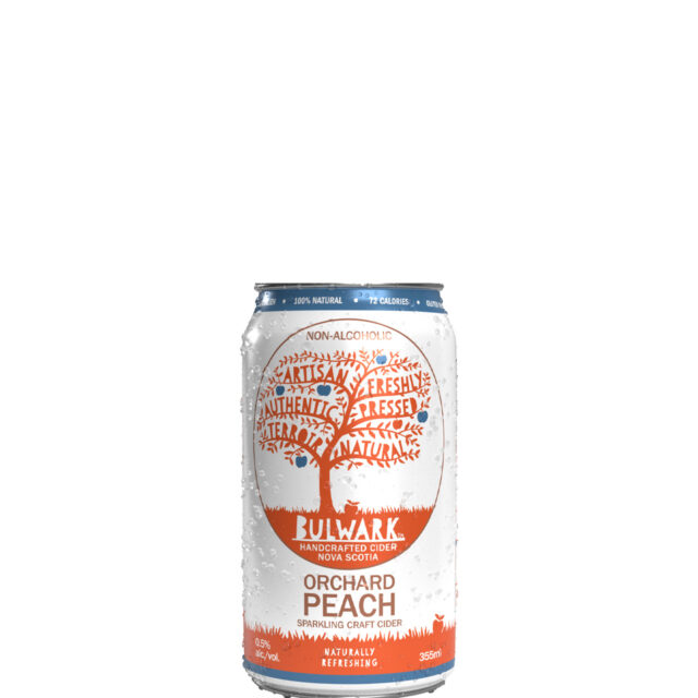 Bulwark Peach Cider Non-Alc 355ml Can