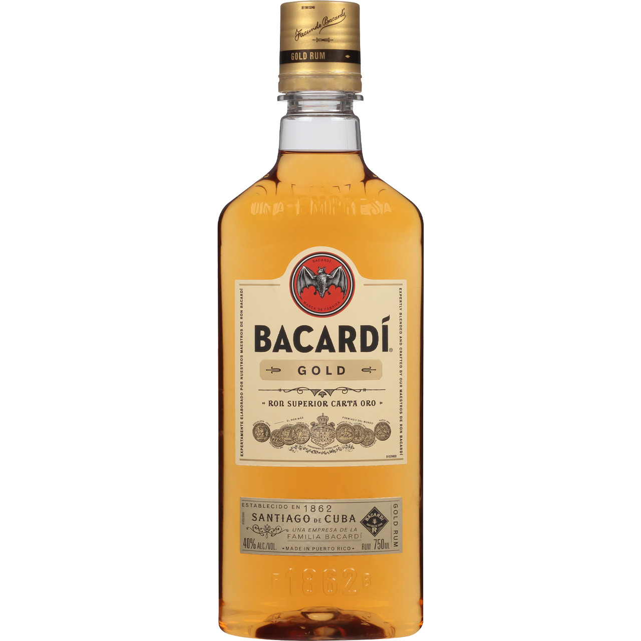 Bacardi Gold Rum PET