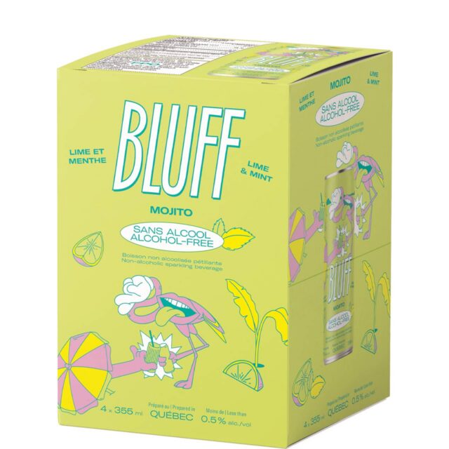 Bluff Mojito Non-Alc 4 Pack Cans