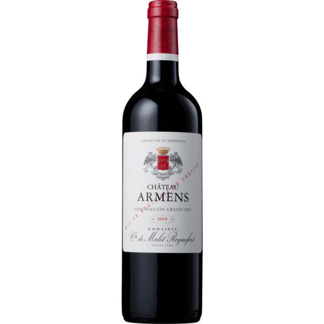 Comte de Malet Roquefort Ch. Armens St Emilion2019