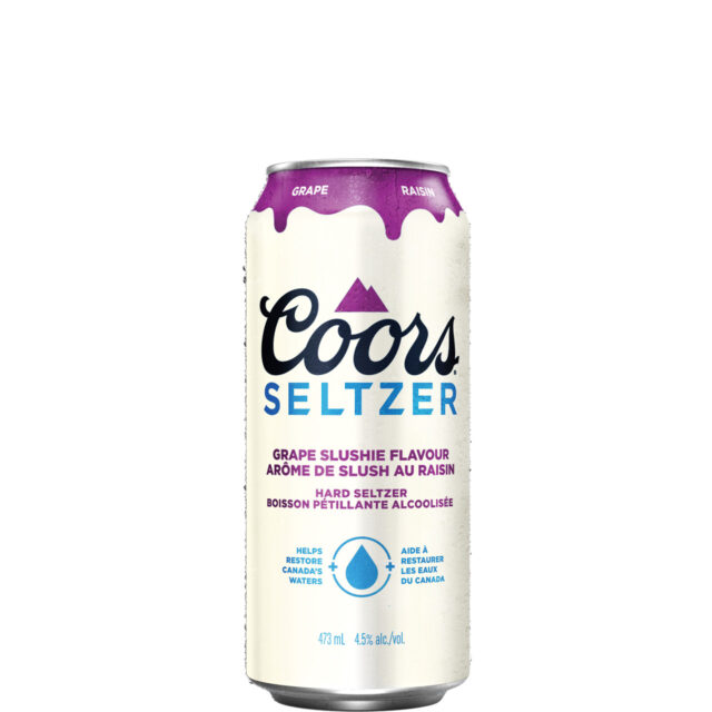 Coors Seltzer Grape Slushie 473ml Can