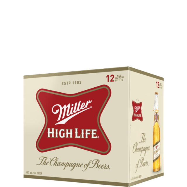 Miller High Life 12 Pack Bottles
