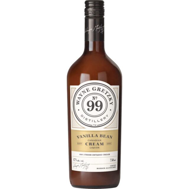 Wayne Gretzky Vanilla Bean Cream Liquor