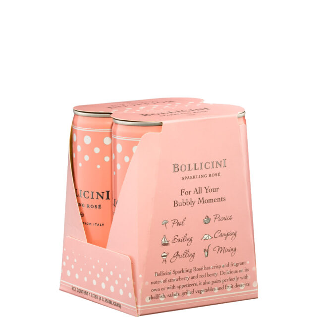 Bollicini Rose Sparkling 4 Pack Cans