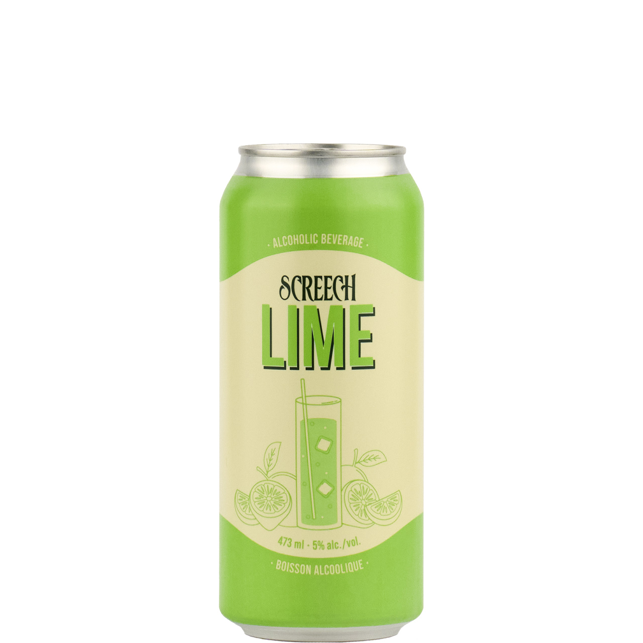 Screech Lime 473ml Can
