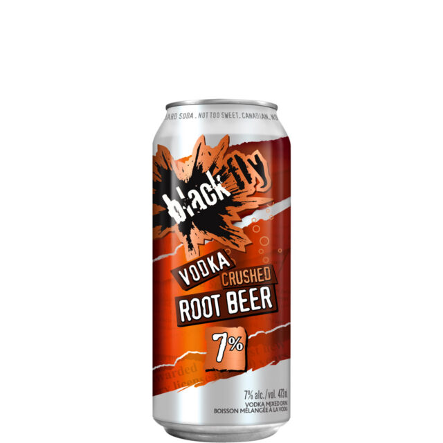 Black Fly Vodka Crushed Root Beer 473ml Can