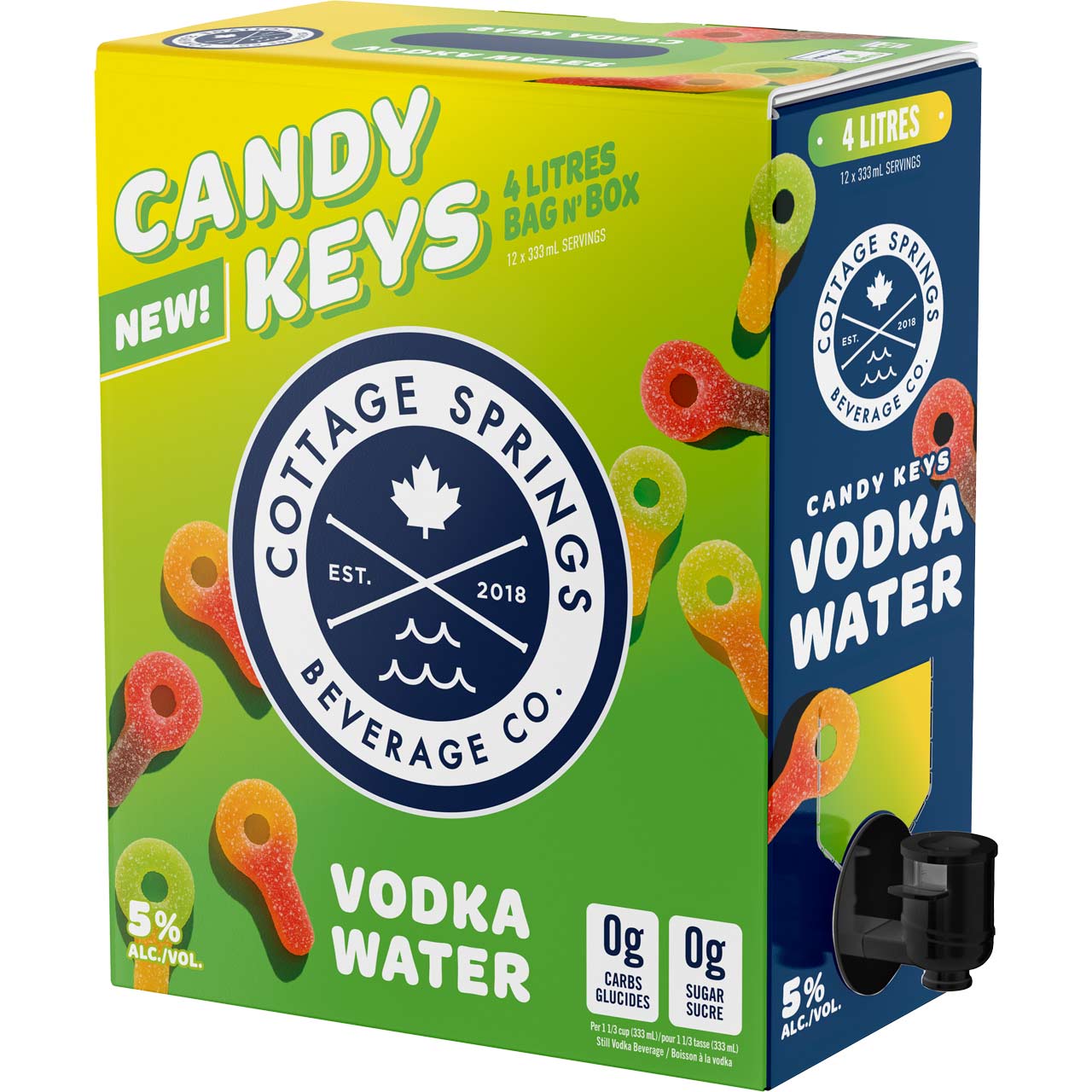 Cottage Springs Candy Keys Vodka Water