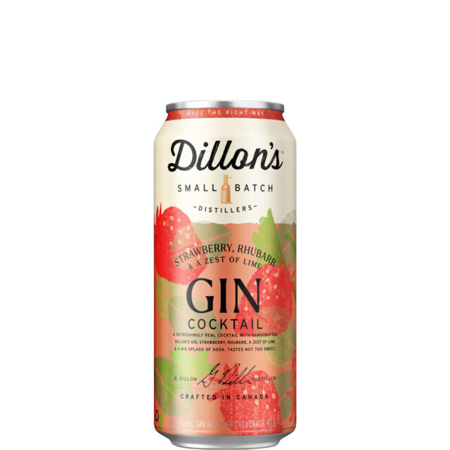Dillon's Strawberry, Rhubarb & Lime Gin Cocktail