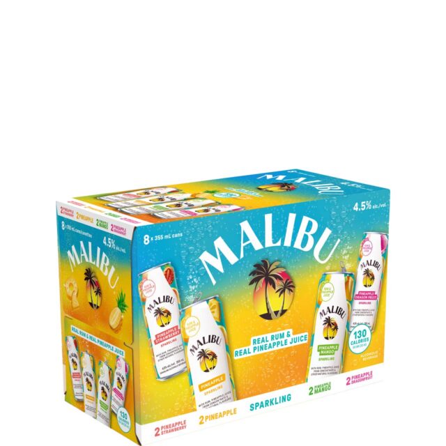 Malibu Pineapple Variety 8 Pack Cans