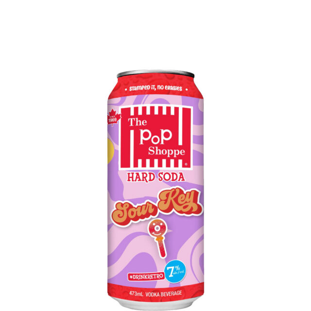 The Pop Shoppe Hard Soda Sour Key 473ml Can
