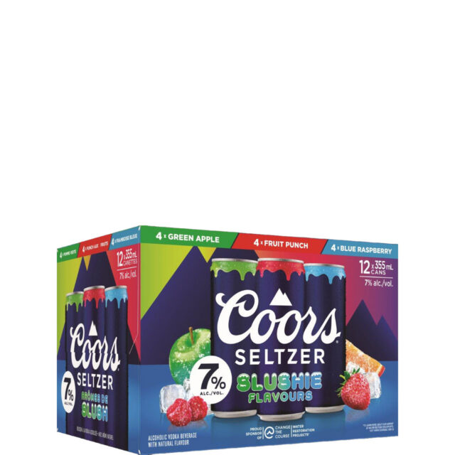 Coors Seltzer 7.0% Slushie Variety 12 Pack Cans