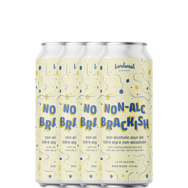 Landwash Brackish Non-Alc 4 Pack Cans