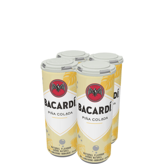 Bacardi Pina Colada 4 Pack Cans