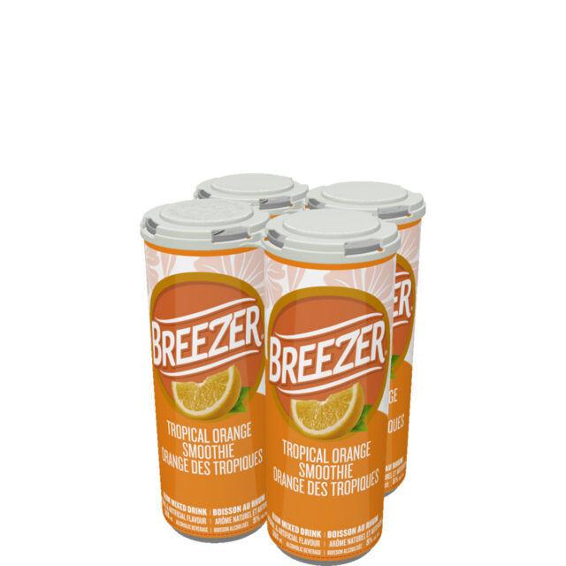 Bacardi Breezer Tropical Orange Smoothie 4 Pack