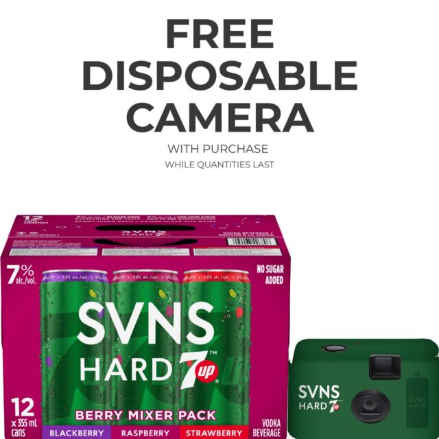 Svns Hard 7up Berry Mixer 12 Pack Cans