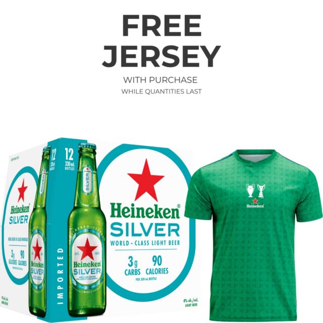 Heineken Silver 12 Pack Bottles