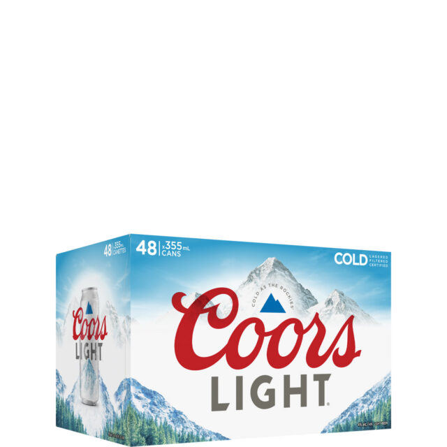 Coors Light 48 Pack Cans