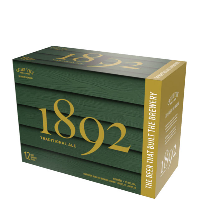 Quidi Vidi 1892 Traditional Ale 12 Pack Cans