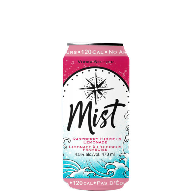 Mist Vodka Seltzer Raspberry Hibiscus Lemonade 473