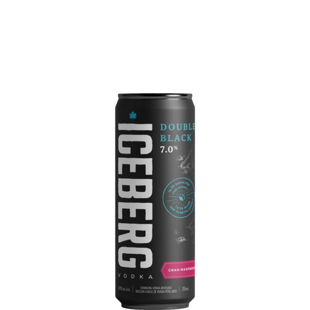 Iceberg Double Black Cran-Raspberry 4 Pack Cans