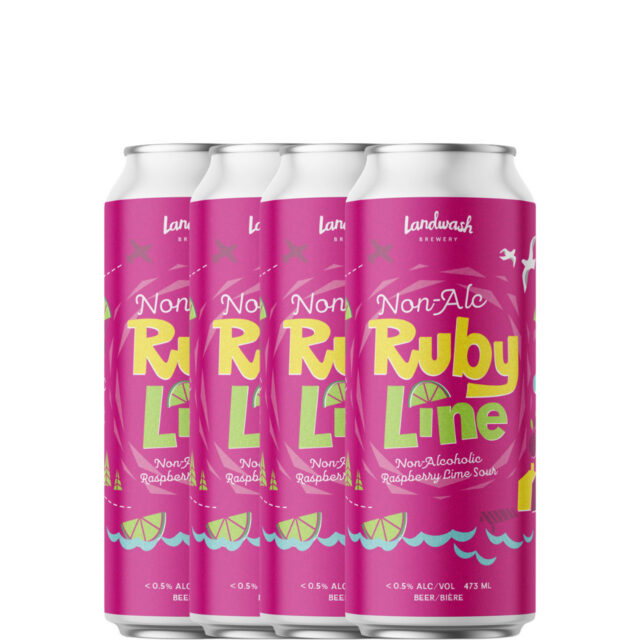 Landwash Ruby Line Non-Alc 4 Pack Cans