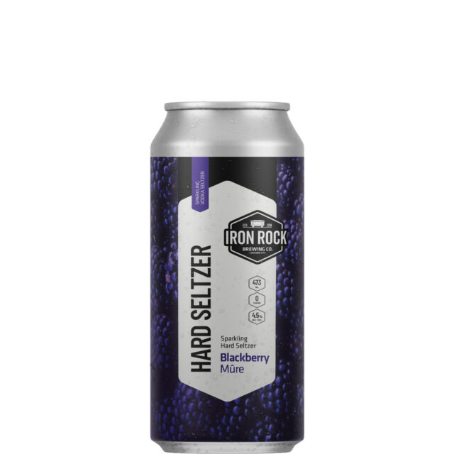 Iron Rock Hard Seltzer Blackberry 473ml Can