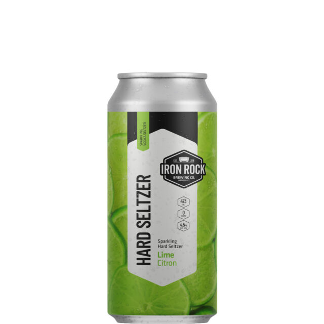 Iron Rock Hard Seltzer Lime 473ml Can