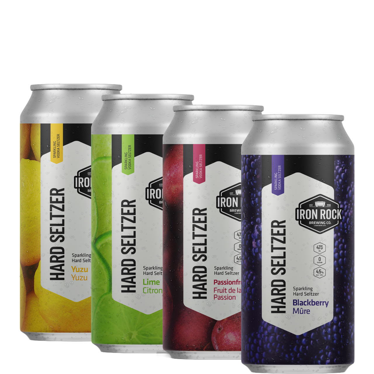 Iron Rock Hard Seltzer Variety 4 Pack Cans