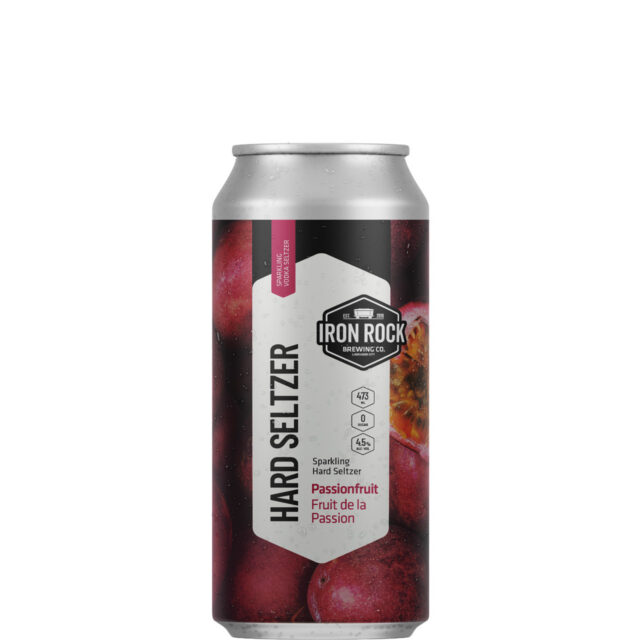 Iron Rock Hard Seltzer Passionfruit 473ml Can