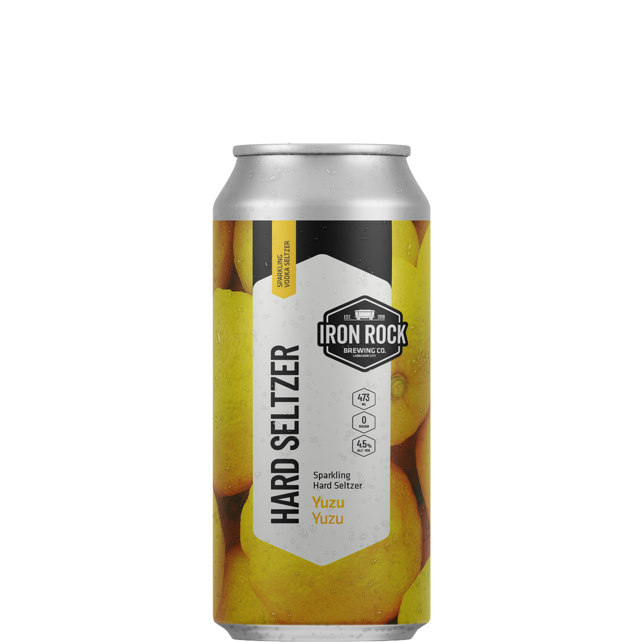 Iron Rock Hard Seltzer Yuzu 473ml Can