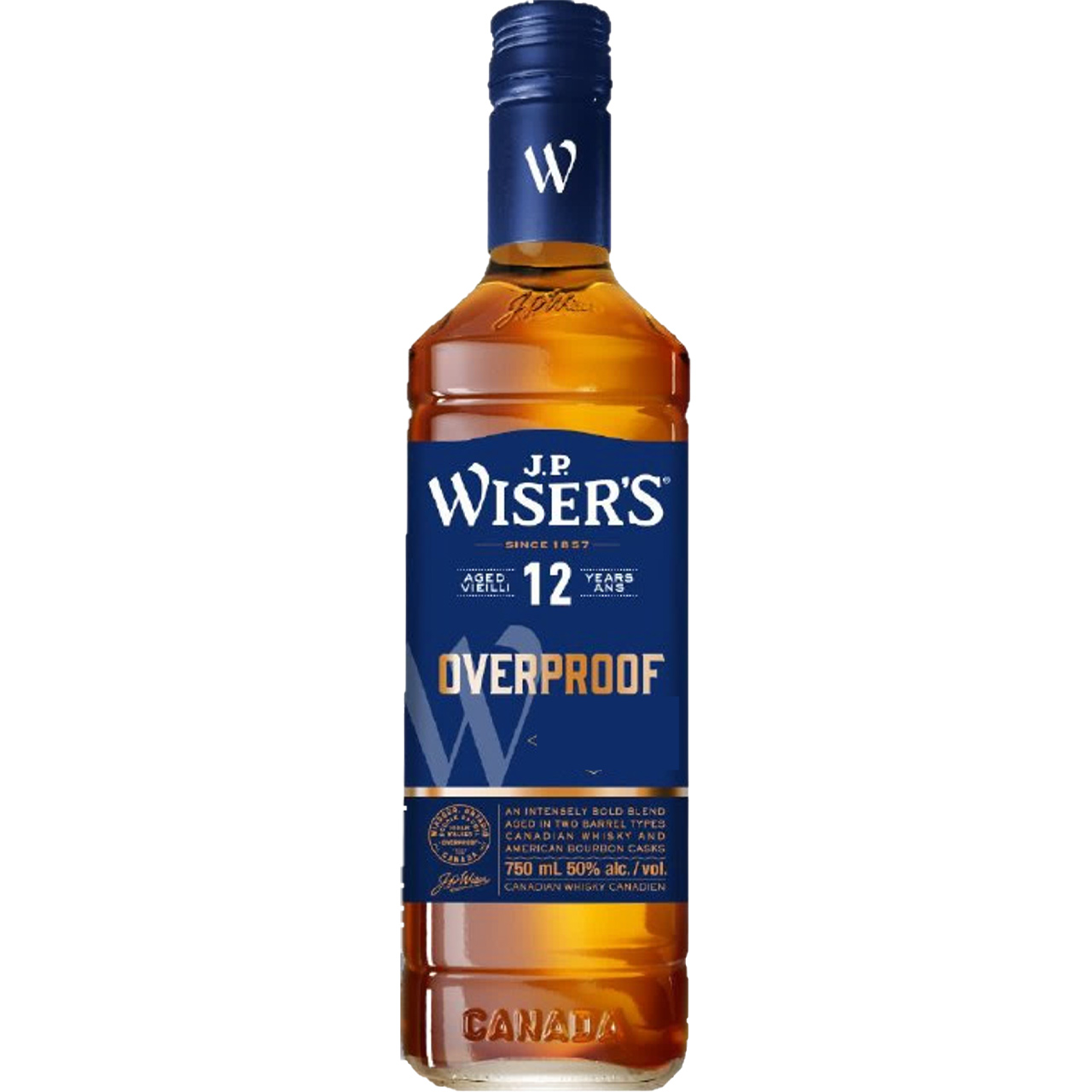 J.P. Wiser's 12YO Overproof Whisky