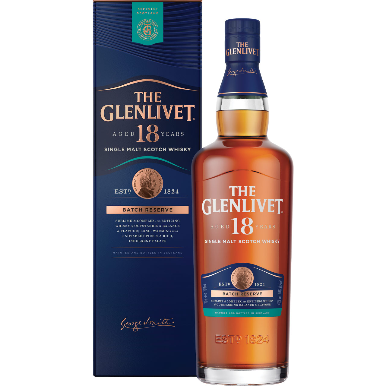 The Glenlivet 18YO Single Malt Scotch Whisky